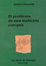 El problema de una tradición europea.